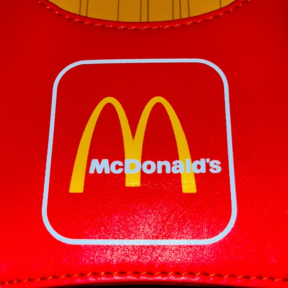 Loungefly McDonalds Cardholder Credit Card French Fry Wallet w/coin section NWT - Picture 6 of 8